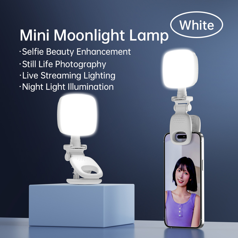 Lighting Visual - 휴대용 LED 셀카 라이트 카메라 미니