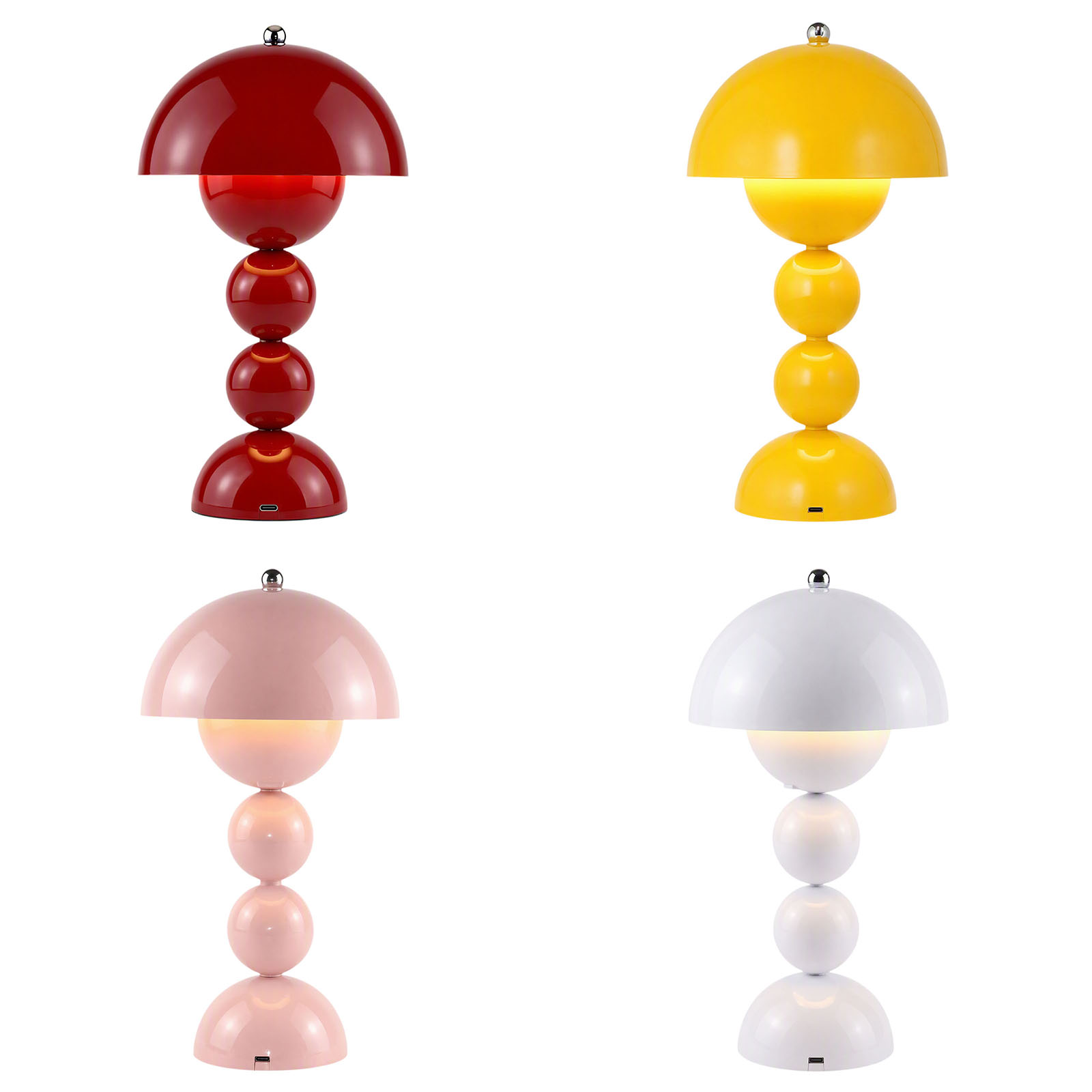 Lighting Decor Bedroom - 빈티지 스타일의 버섯 모양 꽃송이 디자인