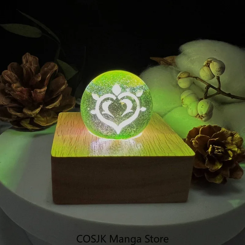 게임 원신 임팩트, 요소를 모티브로 한 유리 구슬, 야 - Lighting Decoration Ideas 리뷰 및 가격