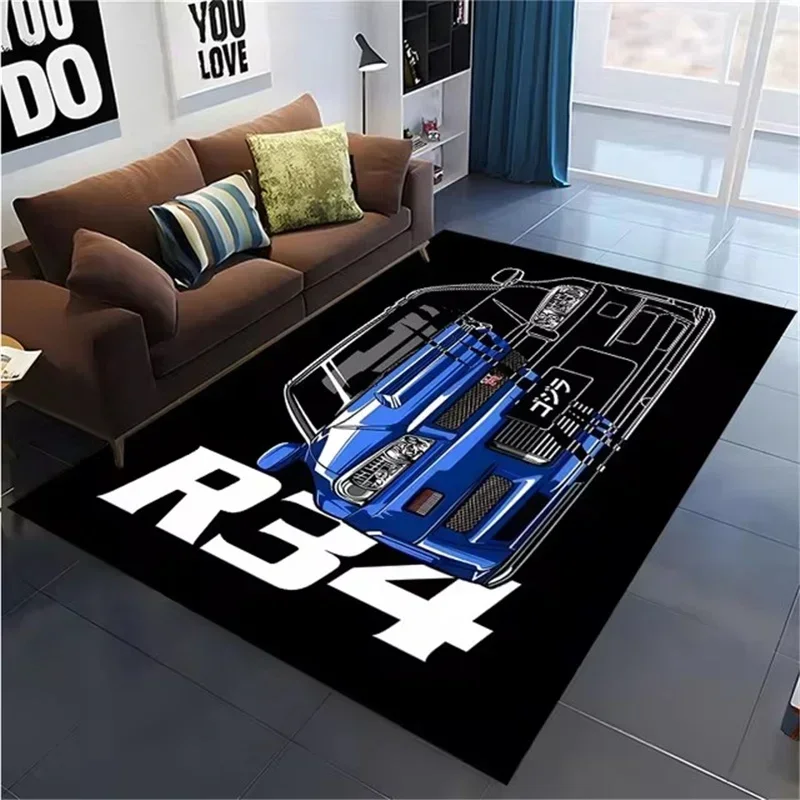 클래식 레이싱 카 인쇄 카펫 지역 러그 침실 놀이 매트 - Lighting Mcqueen Bedroom Decor 리뷰 및 가격