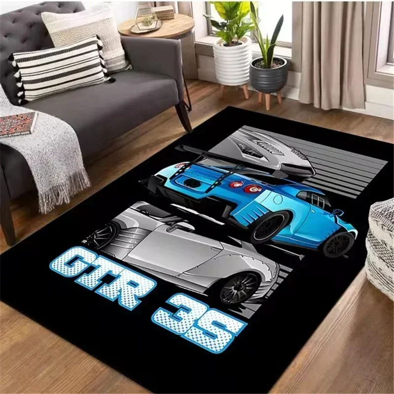 클래식 레이싱 카 인쇄 카펫 지역 러그 침실 놀이 매트 - Lighting Mcqueen Bedroom Decor 리뷰 및 가격