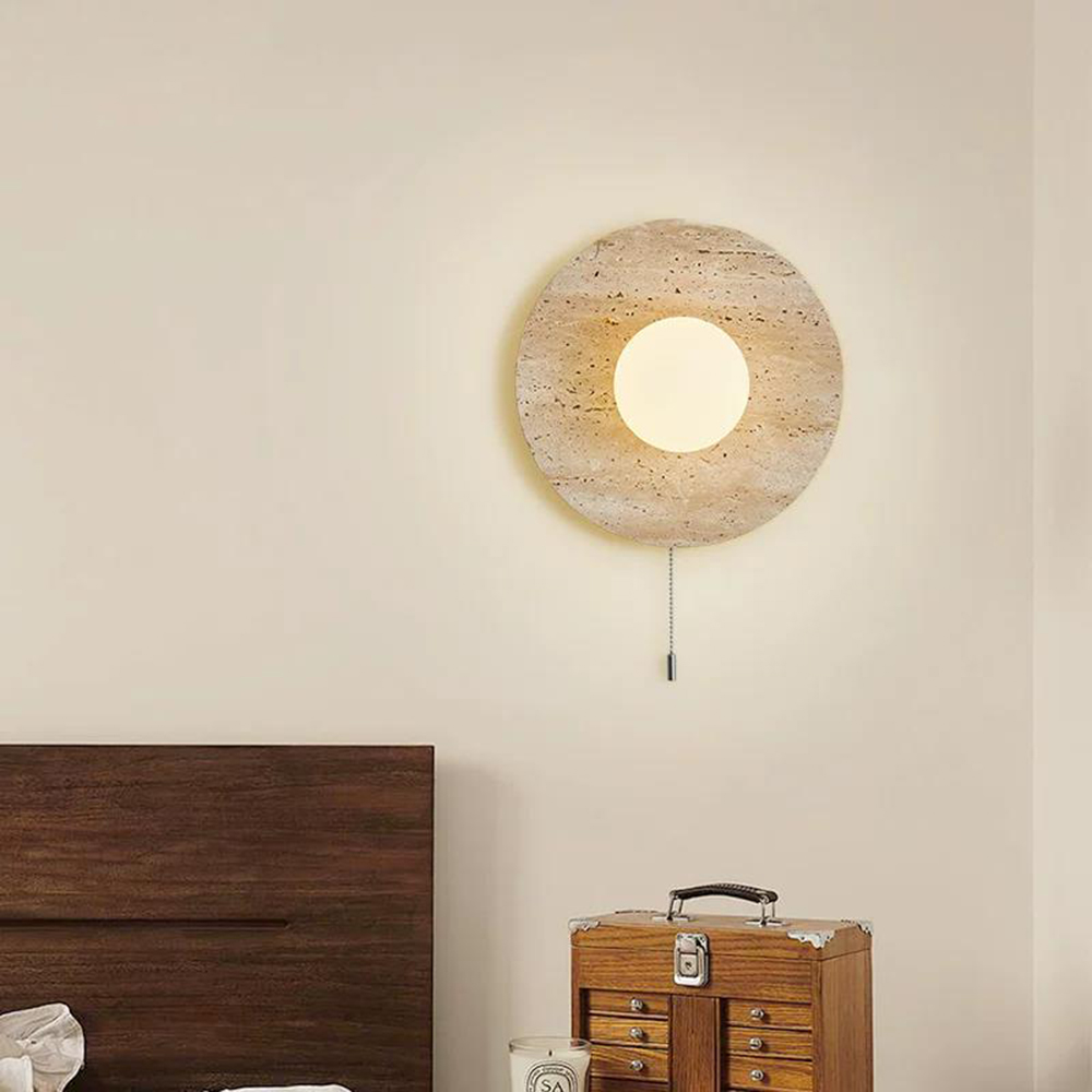 노란색 동굴돌 벽걸이 램프, 복고풍 와비사비 스타일,  - Decor Lighting Cy 리뷰 및 가격