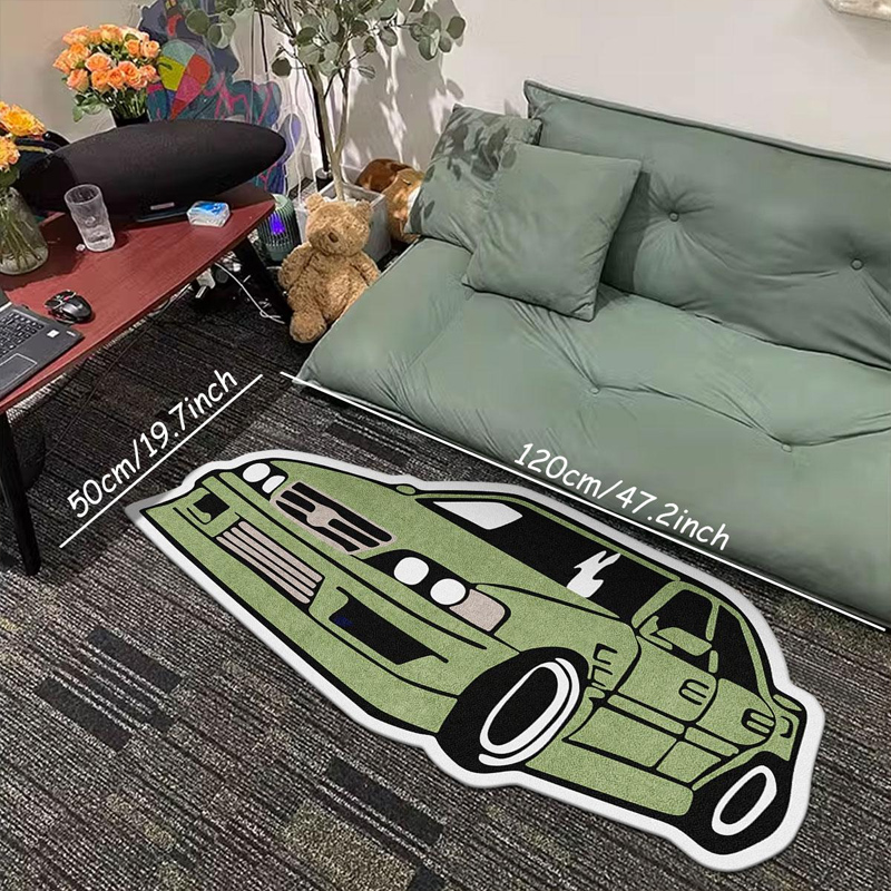 침실 카펫 남자아이 방 장식 러그 자동차 모양 바닥 매 - Lighting Mcqueen Bedroom Decor 리뷰 및 가격