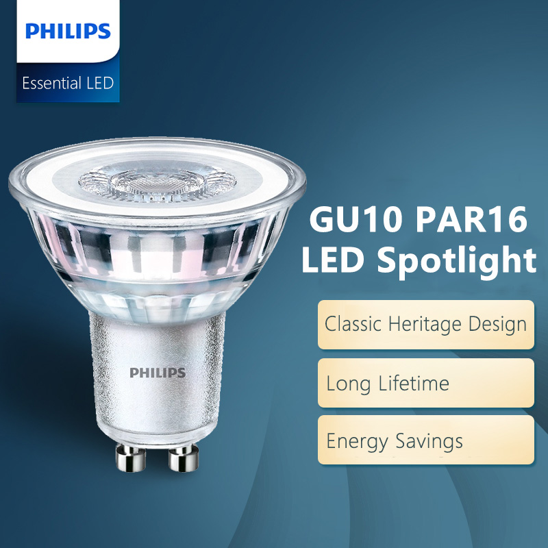 필립스 GU10 PAR16 LED 스포트라이트, 필수  - Philips Bulb Led Classic 리뷰 및 가격